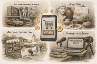 Разнообразие тематик для монетизации: от коллекционирования и искусства до локальных сообществ и экспертных блогов на разных платформах.