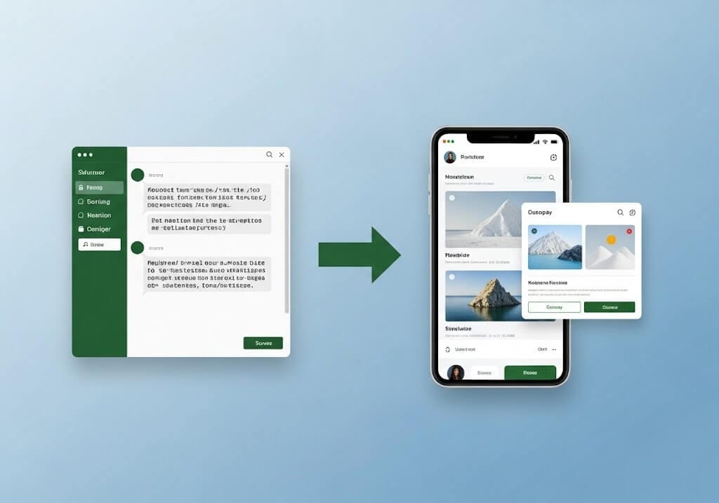 Сравнение текстового интерфейса бота и графического интерфейса мини-приложения